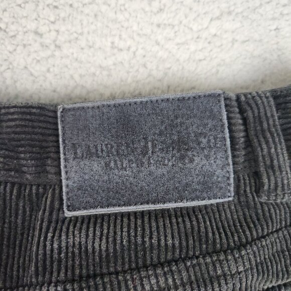 Ralph Lauren Jeans Co Corduroy Pants Women's 10 Black Corduroy Slacks Stretch - Picture 9 of 9